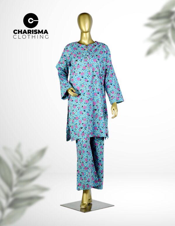 Medium length kura with bell bottom pants CC-WC24 006