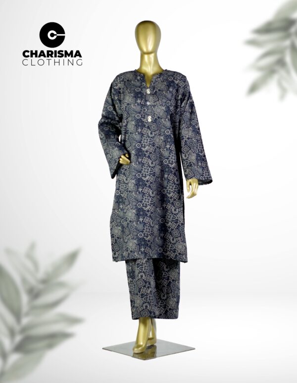 Straight kurta with loose fit pants CC-WC24 018